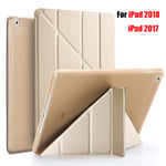 Tablet Case Ipad Screen Protector Smart Cover Gold For 2017 2018