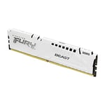 Kingston FURY Beast Blanc XMP DDR5 64Go 5200MT/s CL40 DIMM Mémoire pour PC de Gamer (Kit de 4) - KF552C40BWK4-64