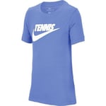 Nike NIKE Tennis Tee Blue Junior (XS)