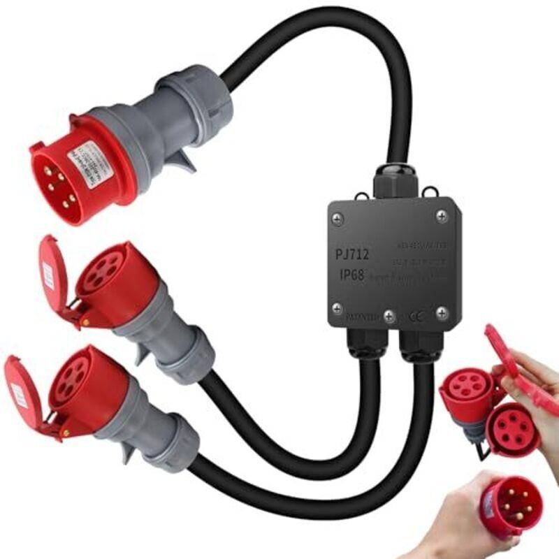 Accessoire Véhicule électrique Chargeur Ev Type 2 Adaptateur De Câble De Charge EV Avec Clip, 32 Rallonge Recharge Voiture Electrique