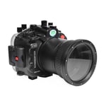 Meikon Seafrogs 40M/130FT Underwater Camera Housing For Sony A7R IV (ILCE-7RM4A) With Long Port (90mm)