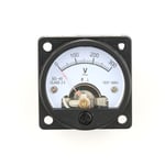 So-45 Ac 0-300v Round Analog Dial Panel Meter Voltmeter Gauge Bl One Size