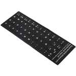 Keyboard Sticker Spanish Waterproof Black Background For 10in To 17in Laptop REL