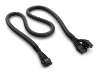 NZXT 12VHPWR Adapter Cable - Strömkabel - 16-stifts PCI-matning (hane) till 8-stifts PCIe-ström (hane) - 65 cm - för GPU - svart - för C-Series C1000, C750, C850