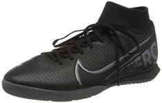 Nike Mixte Superfly 7 Academy IC Chaussures de Football, Multicolore (Black/MTLC Cool Grey-Cool Grey 001), 45 EU