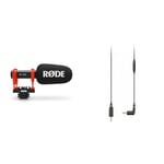 RØDE VideoMic GO II Compact and Lightweight Shotgun Microphone with USB Audio + SC16 USB-C to USB-C Cable (300mm - Android and Mac Compatible) for Filmmaking, Content Creation, and Location Recording