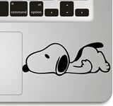Vati Leaves Removable Snoopy Sleep Humor Handmade Partial Art Skin Cool Design Vinyl Decal Sticker for Trackpad Keypad Of Apple Macbook Pro Air Mac Laptop