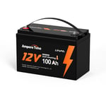 Litime - 12V 100Ah Batterie LiFePO4 Auto-Chauffage Batterie au Lithium, Charge à Basse Température (-20℃), bms 100A, Parfait pour les Camping-Cars,