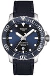 Tissot T1204071704101 Seastar 1000 Powermatic | Blue Fabric Watch