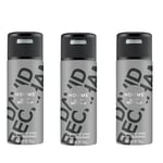 David Beckham - 3x Homme Deodorant Spray 150 ml