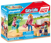 Playmobil City Life 71258 Starter Pack Nourrice avec enfants
