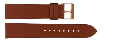 Carrie Taylor Caramel Leather Strap (20mm) Rosegoldfarvet