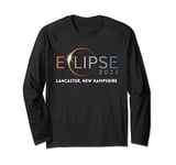Total Solar Eclipse 2024 Lancaster, New Hampshire Totality Long Sleeve T-Shirt