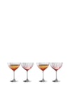 Erne' Blush Cocktail/Champagne Set of 4
