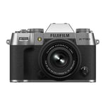 Fujifilm X-T50 Camera with XC15-45mm F3.5-5.6 OIS PZ (Silver)