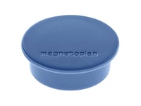 Magnetoplan Discofix Rund Magnet "Colour", Mörkblå Med Solid Ferritkärna, Vidhäftningskraft: Ca 2,2 Kg (1662014)