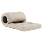 Fauteuil futon convertible WRAP couleur beige