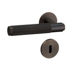 Buster + Punch - Door Lever Handle & Key Escutcheon Plate Smoked Bronze - Handtag