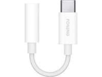 Adapter Usb Foneng Kabel Audio 3.5Mm Jack Do Usb Typu C Bm21 (Biały)
