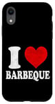 Coque pour iPhone XR I Love Barbeque Vintage