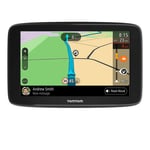 TomTom Car Sat Nav GO Basic, 6 Inch, with Traffic Congestion and Speed Cam Alert Trial Thanks to TomTom Traffic, EU Maps, Updates via WiFi, Integrated Reversible Mount