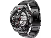 iWear HW5 Aluminium Smart Sport BT Call Smartwatch för män 1,52 tum Amoled Hjärtfrekvens/Oxygen Svart (IWHW5U-BK)