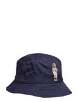 Polo Bear Twill Bucket Hat Accessories Headwear Bucket Hats Navy Polo Ralph Lauren