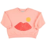Piupiuchick Sweatshirt Med Trykk Korall | Rosa | 12 months