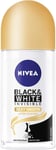 NIVEA Anti-Perspirant Deodorant Black & White Silky Smooth Roll-On 50Ml, 48-Hour