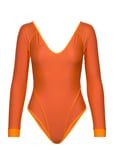 Maloya Surf Suit Ls *Villkorat Erbjudande Baddräkt Badkläder Orange Rip Curl