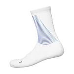 Unisex S-PHYRE Tall Socks, White/Purple, Size M (Size 41-44)