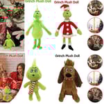 Julgrinch Plyschdocka Mjuk Leksak Fylld Teddy Baby Barn Julgåva Söt Christmas Grinch