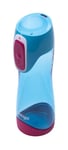 Contigo Swish Autoseal Water Bottle, Large BPA Free Drinking Bottle, Leakproof Gym Bottle, Ideal for Sports, Running, Bike, Running, Hiking, 500 ml, Skyblue