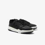 Lacoste Lineshot 223 1 SMA Mens Black Leather Lifestyle Trainers Shoes