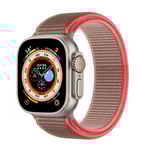 Nylon klockarmband Apple Watch Ultra 2 (49mm) - Neon pink
