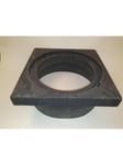 Gavatec Square frame for water meter cover ø400 mm in recycled plastic