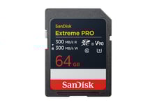 SanDisk Extreme Pro - flash-minneskort - 64 GB - SDXC UHS-II