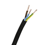 PMH Kabel 500V 3G0,75 Sort Metervare 1-100m