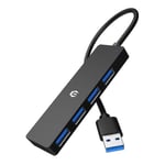 Tymyp USB C Hub, USB C Hub LAN Compatible avec iMac Pro, Mac Mini/Pro, Surface Pro, HP, 4 en 1 USB C multiport avec Transfert Rapide de données, USB 3.0