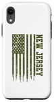 iPhone XR Patriotic New Jersey USA Flag Pride Vintage New Jersey NJ Case