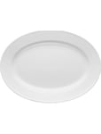 Swedish Grace Serving Dish Oval 40X29Cm Home Tableware Serving Dishes Serving Platters White Rörstrand