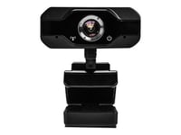 Lindy Full HD 1080p Webcam with Microphone - Webcam - couleur - 1920 x 1080 - 1080p - audio - USB 2.0 - CC 5 V