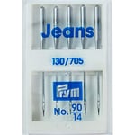 Prym Sewing Machine Needles Sys. 130/705 Jeans 14/90, one Size