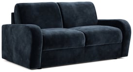 Jay-Be Deco Velvet 2 Seater Sofa Bed - Charcoal