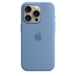 Apple Silikonskal med MagSafe till iPhone 15 Pro – vinterblå
