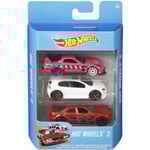 Hot Wheels -småbilar, 3 stycken