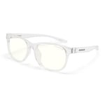 GUNNAR Optiks Rush Kids Large Blue Light Filter Glasses, Crystal, Clea