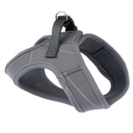 TIAKI Wave Vest hundsele, antracit - Stl. XS: 36 cm bröstomfång