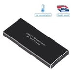USB3.0 to NGFF M.2 B Key External SSD Black Converter Adapter Enclosure Case UK