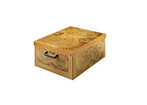 Boite de Rangement avec Couvercle, Boite en carton, Rangement Vetement, Meuble de Rangement Chambre, Bureau, Panier de Rangement, Organisateur Tiroir, Boite Cadeau, 25x35x17,5 cm SMALL MARCO POLO 1